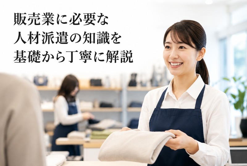 画像436：販売業に必要な人材派遣の知識を基礎から丁寧に解説